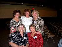 Front row Ilene and Cookie. Back row L-R Midge,Judy and B J. (60).jpg